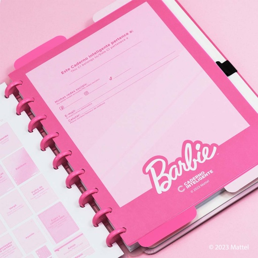 CADERNO INTELIGENTE Grande (215x280mm) Pautado BARBIE