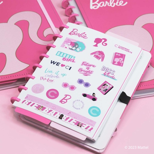 CADERNO INTELIGENTE Grande (215x280mm) Pautado BARBIE