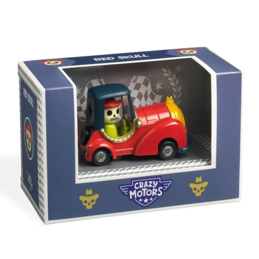 Crazy Motors Red SKULL Miniatura DJECO