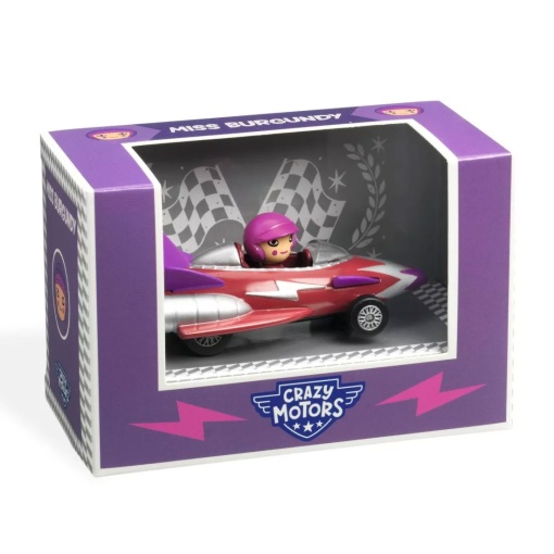 Crazy Motors Miss Burgundy Miniatura DJECO