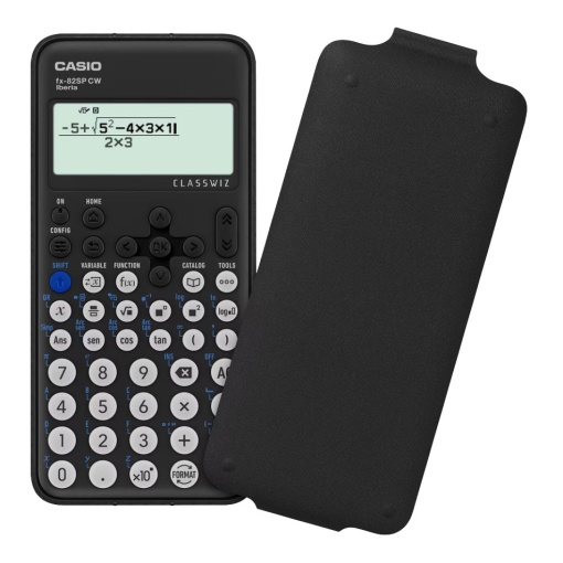 Calculadora científica CASIO Fx-82SP Cw preto 12 dígitos