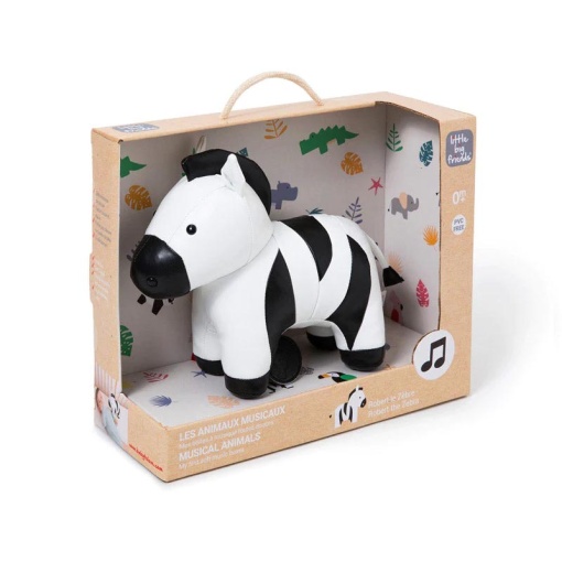 Peluche Musical LITTLE Big Friends Roberto - A ZEBRA 20cm