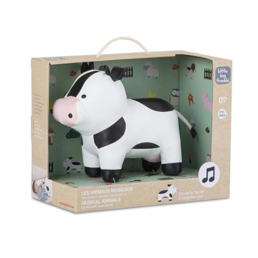 Peluche Musical LITTLE Big Friends Emma - A Vaca 20cm