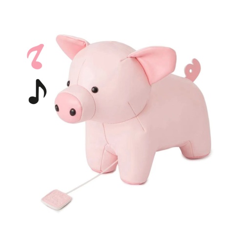 Peluche Musical LITTLE Big Friends Leo - O Porco 20cm
