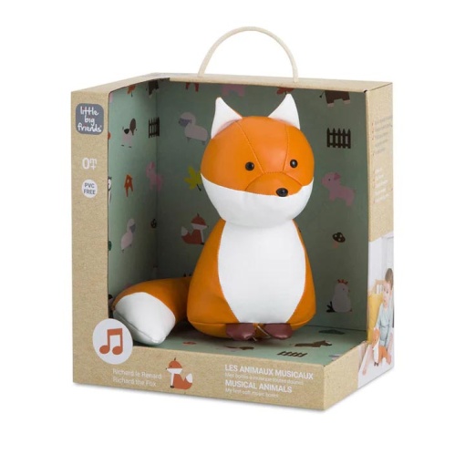 Peluche Musical LITTLE Big Friends Ricardo - A Raposa 20cm