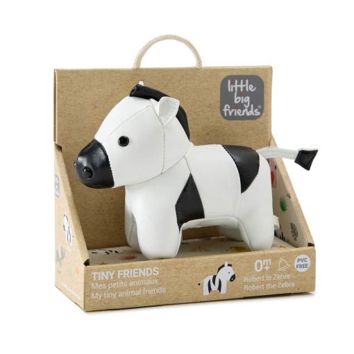 Peluche LITTLE Big Friends Roberto - A ZEBRA 10cm