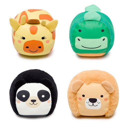 Doodballs Conjunto de 4 Bolas Doudous LITTLE Big Friends - A Selva