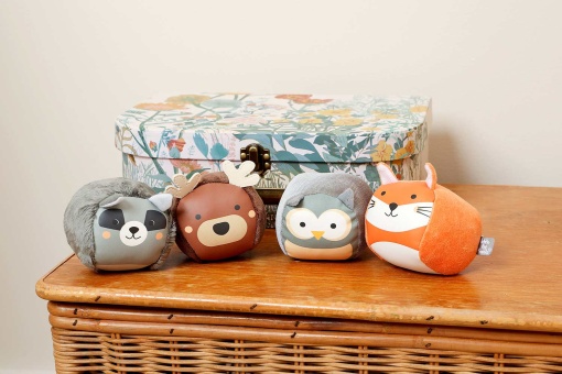Doodballs Conjunto de 4 Bolas Doudous LITTLE Big Friends - O Bosque