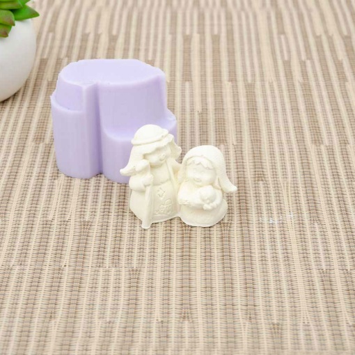 Molde de silicone presépio 5x2,5x4,5cm LG