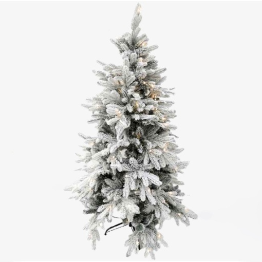 Árvore de Natal com luzes 150cm branca