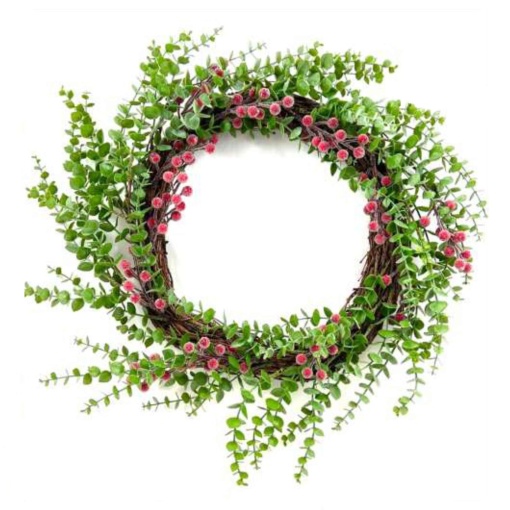 Coroa de NATAL com Bagas 51cm