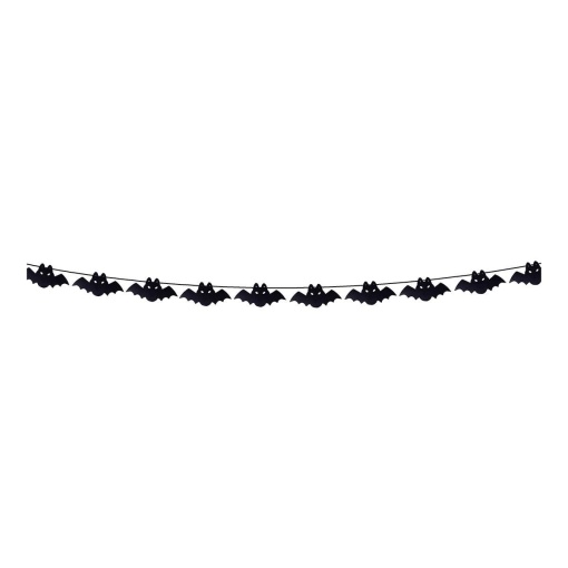 Grinalda Morcegos 300cm preto