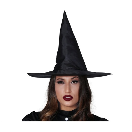 CHAPEU DE BRUXA DE ADULTO 19X46CM PRETO C13217
