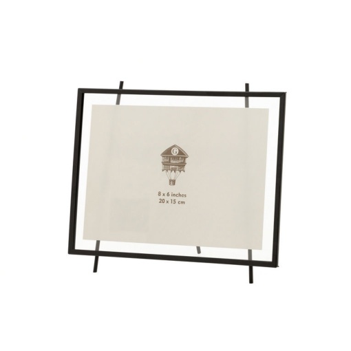 Moldura de metal 15x20cm preto