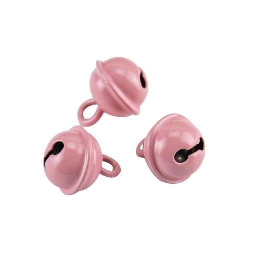 Guizos Metálicos 9mm rosa com 10 unidades STAFIL