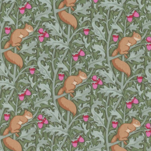 Tecido TILDA Hibernation Squireldream Sage 1x1,10m