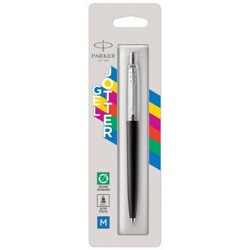 Esferográfica de Gel PARKER Jotter Original Preto Chrome Trim