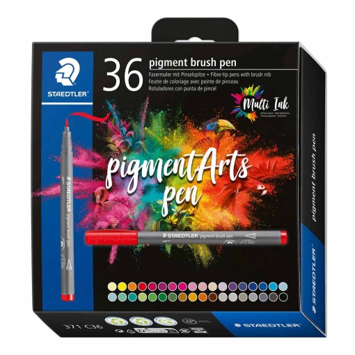 Brush Pen STAEDTLER Pigment Arts 36 Cores