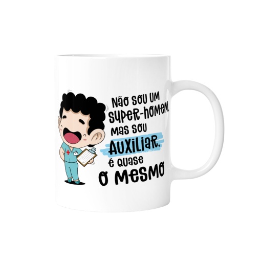 Caneca MALASANA "Auxiliar" Super-homem