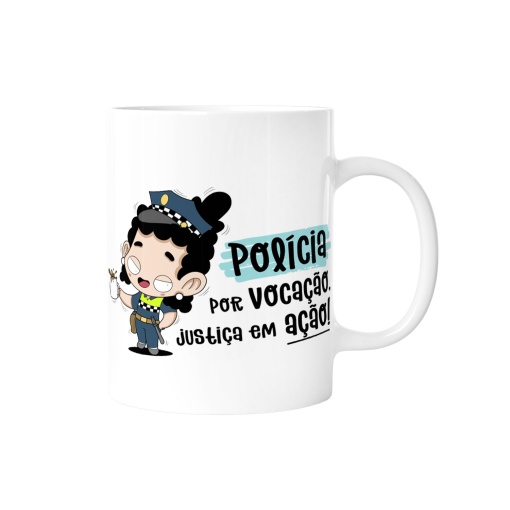Caneca MALASANA "Polícia" Azul