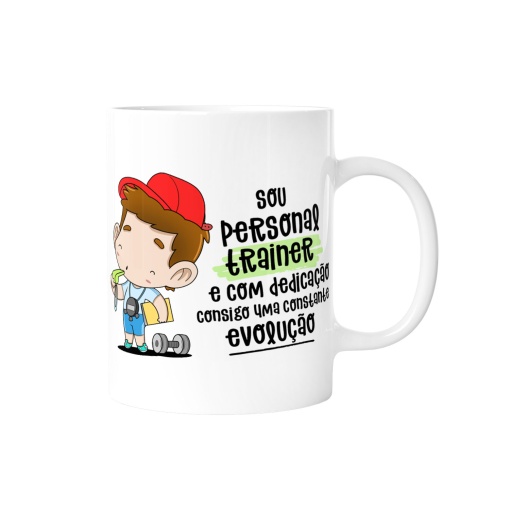 Caneca MALASANA "Personal Trainer" Verde