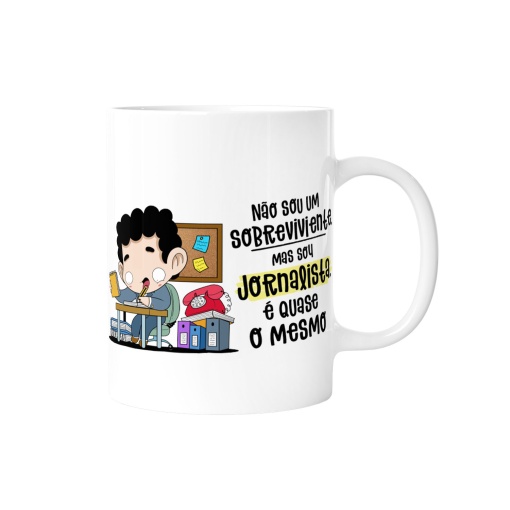 Caneca MALASANA "Jornalista" Amarelo