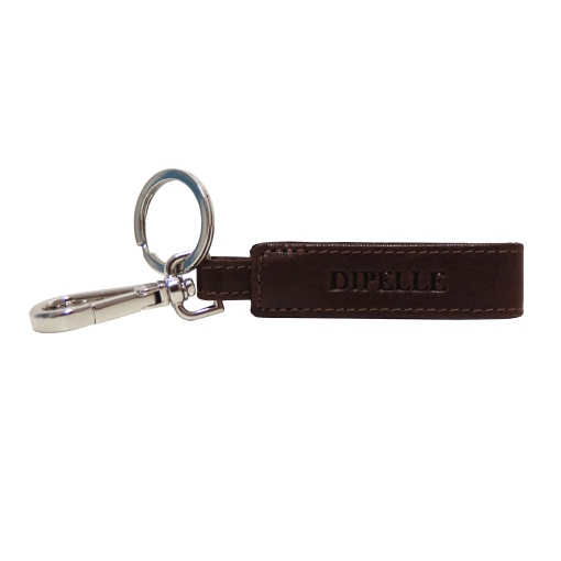Porta-chaves DIPELLE castanho