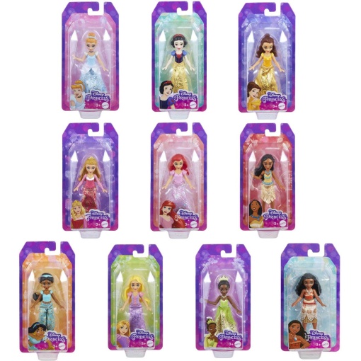 Disney Princess mini princesa 10cm sortido Mattel HPL55/HLW69