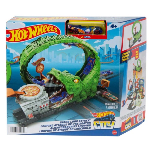 Hot Wheels City Looping de Ataque do Crocodilo MATTEL HDR29/HKX39