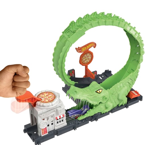 Hot Wheels City Looping de Ataque do Crocodilo MATTEL HDR29/HKX39
