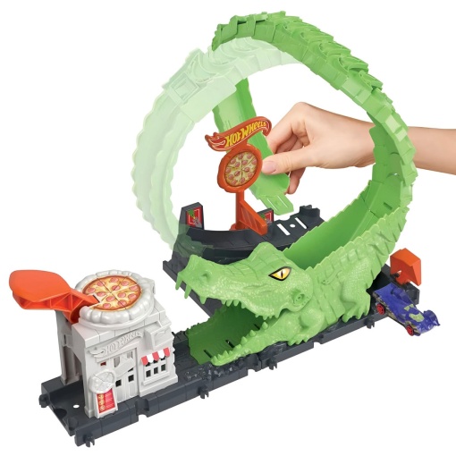 Hot Wheels City Looping de Ataque do Crocodilo MATTEL HDR29/HKX39