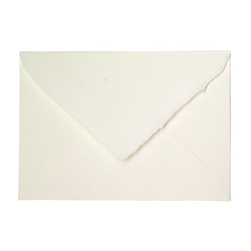 Envelope Algodão Barbado SIMPLY B6 120x175mm Branco 5 unidades