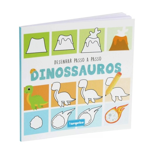 Desenhar Passo A Passo - Dinossauros EUROPRICE
