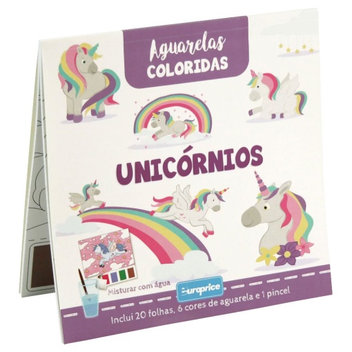 Aguarelas coloridas û Unicórnios EUROPRICE