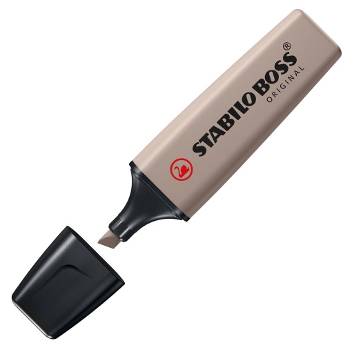 Sublinhador Fluorescente STABILO Boss Original Naturecolors Cinza Claro 193