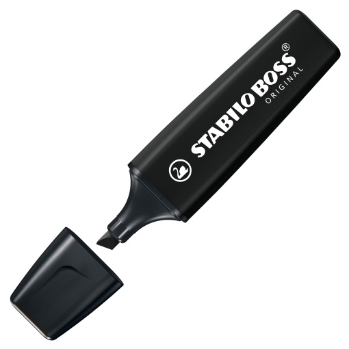 Sublinhador STABILO Boss Original Naturecolors Preto 46