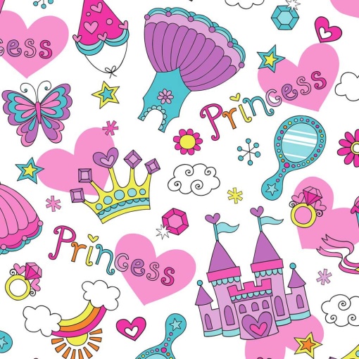 Papel de Embrulho JOL Infantil 70x100cm PRINCESS