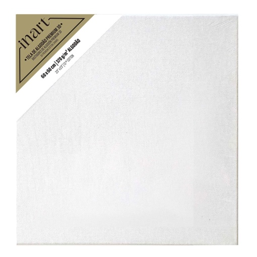 Tela de Algodão INART Premium Caixa Alta 3D 60x60cm
