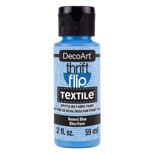 Tinta para Tecido DECOART Thrift Flip TEXTILE Azul Honesto 59ml DTFP112-30