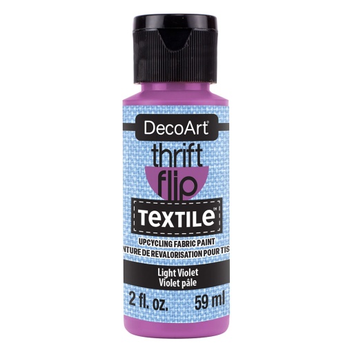 Tinta para Tecido DECOART Thrift Flip TEXTILE Violeta Claro 59ml DTFP114-30
