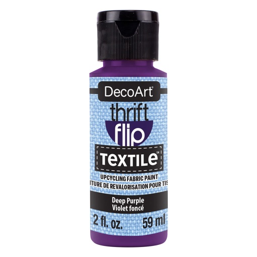 Tinta para Tecido DECOART Thrift Flip TEXTILE Violeta Profundo 59ml DTFP115-30
