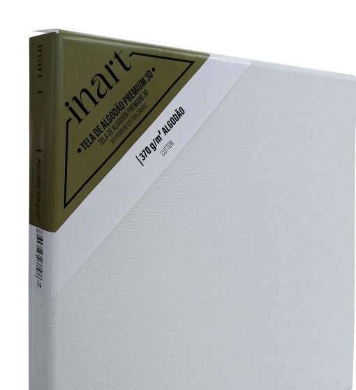 Tela de Algodão INART Premium Caixa Alta 3D 50x60cm
