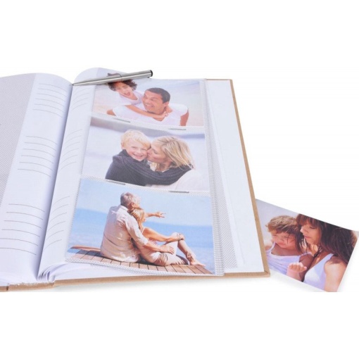 Álbum fotográfico com bolsas HENZO Chapter 10x15cm 300 fotos preto