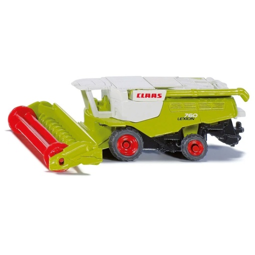 Trator Claas Combine com Pá Miniatura SIKU