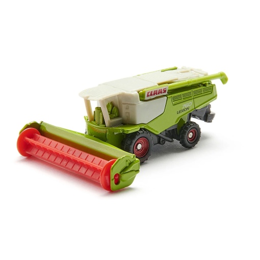 Trator Claas Combine com Pá Miniatura SIKU
