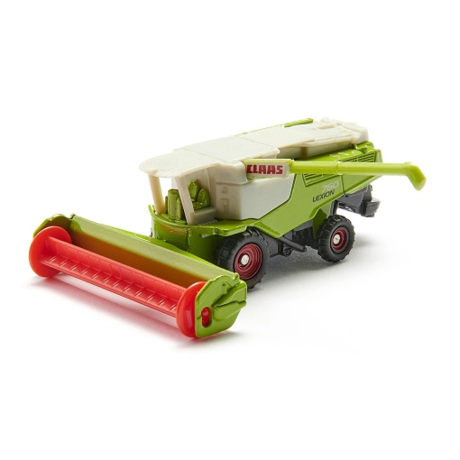 Trator Claas Combine com Pá Miniatura SIKU