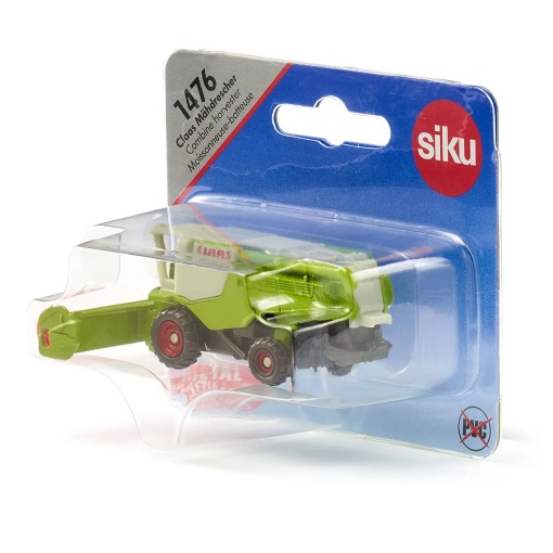 Trator Claas Combine com Pá Miniatura SIKU