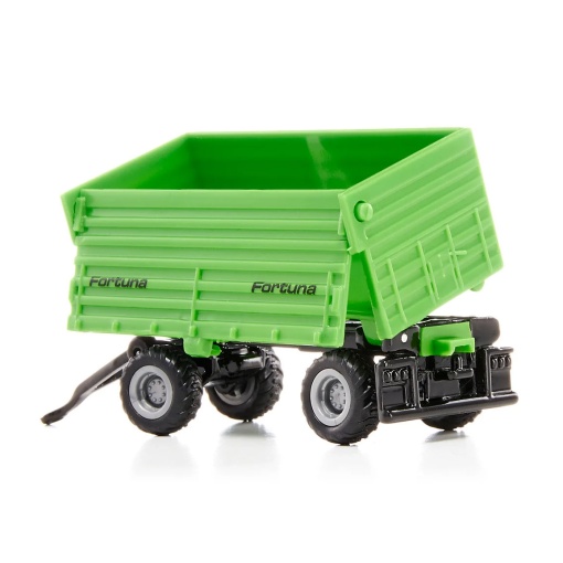 Trator Deutz Fahr com Reboque Miniatura SIKU