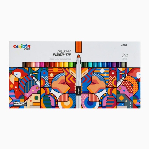 Marcadores CARIOCA Plus caixa com 24