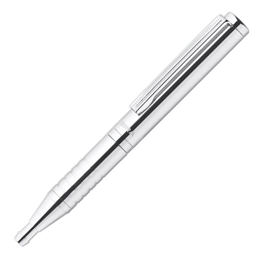 Esferográfica ZEBRA SL-F1 ST 0,7mm royal prateado com estojo